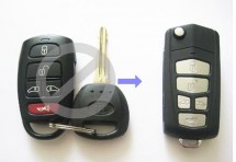 Выкидной ключ Kia 5 кнопок #326