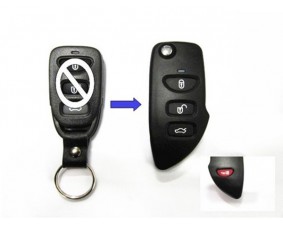 Выкидной ключ Kia Cerato 3 кнопки A #367
