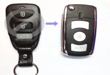 Выкидной ключ Kia Cerato 3 кнопки D