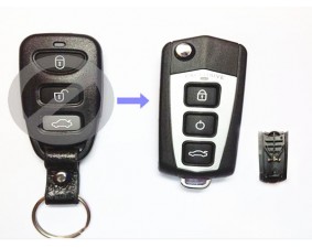 Выкидной ключ Kia Sorento 3 кнопки B #146
