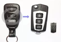 Выкидной ключ Kia Sorento 3 кнопки B #146