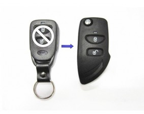 Выкидной ключ Kia Sportage 2 кнопки B #361