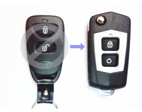 Выкидной ключ Kia Sportage 2 кнопки C #150