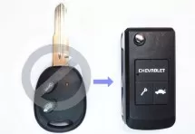 Выкидной ключ Chevrolet "Chevrolet" 2 кнопки