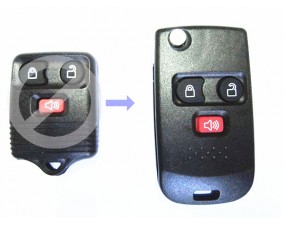 Выкидной ключ Ford 3 кнопки D