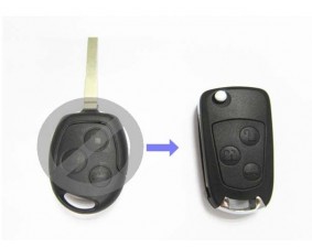 Выкидной ключ Ford Focus 3 кнопки B #341