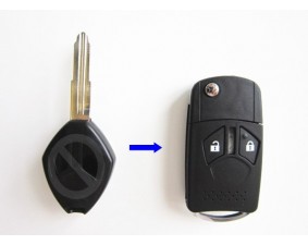 Выкидной ключ Mitsubishi 2 кнопки B #414