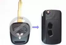 Выкидной ключ Mitsubishi Lancer 2 кнопки B #137