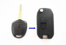 Выкидной ключ Mitsubishi Outlander 2 кнопки #456