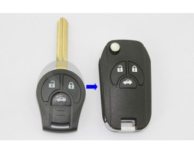 Выкидной ключ Nissan "Modified" 3 кнопки B #427