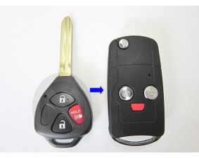 Выкидной ключ Toyota Camry 3 кнопки A