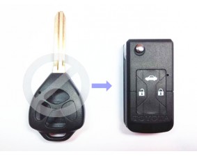 Выкидной ключ Toyota Camry 3 кнопки E #179