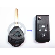 Выкидной ключ Toyota Camry 4 кнопки B #195