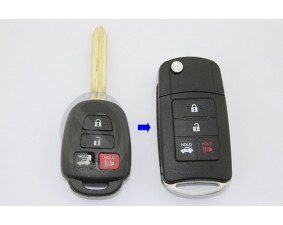 Выкидной ключ Toyota Camry "Modified" 4 кнопки