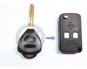 Выкидной ключ Toyota Corolla 2 кнопки B