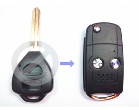 Выкидной ключ Toyota Corolla 2 кнопки C #120