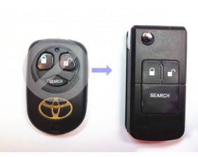 Выкидной ключ Toyota Corolla 3 кнопки C #207