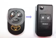 Выкидной ключ Toyota Corolla 3 кнопки C #207