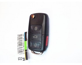 Выкидной ключ Volkswagen 4 кнопки #211