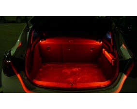 Красная светодиодная лента для подсветки багажника