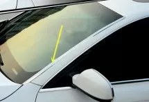 Молдинги лобового стекла Audi A4 2007-2015