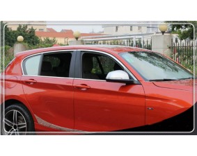 Хромированные молдинги окон BMW 1 серия ll (F20/21) 2012+ (8 молдингов) 