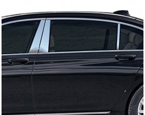 Хром молдинги на окна BMW 7 серия G11/G12 2015+ (6 молдингов)