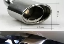 Насадка на выхлопную трубу Hyundai Solaris (Хендай Солярис)