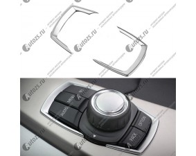 Декоративная накладка на аудио переключатель BMW 3 серия F30, F31, F34 2011+