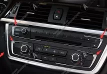 Декоративные накладки на центральную консоль BMW 3 серия F30, F31, F34 2011+
