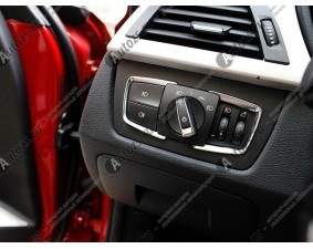 Декоративные накладки для панели выключения фар BMW 1, 2, 3, 4 series X5 2011+