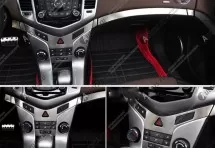 Декоративная накладка на центральную консоль салона Chevrolet Cruze 1 2009-2015