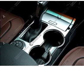 Декоративная накладка на нижнюю консоль салона Ford Explorer 5 2011+
