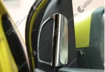 Декоративные накладки на дверные динамики Ford Focus 3 2011-2018 B