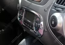 Декоративная накладка для панели регулирования обдува салона Hyundai ix35 2010+