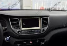 Декоративная накладка на консоль навигации Hyundai Tucson 3 2015-2018