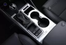Декоративная накладка на нижнюю консоль салона Hyundai Tucson 3 2015+