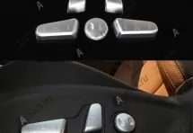 Декоративные накладки на ручки регулировки сидений Hyundai Tucson 3 2015+