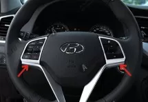 Декоративные накладки на рулевое колесо Hyundai Tucson 3 2015+