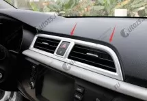 Декоративная накладка на центральные дефлекторы воздуховода KIA Rio 4 2017+
