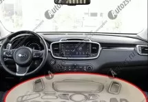 Декоративные накладки для салона KIA Sorento 3 2015+ (18 накладок)