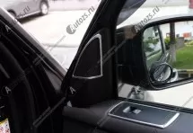 Декоративные накладки на дверные динамики Land Rover Discovery 3, 4 2005-2015