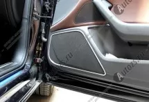 Декоративные накладки на дверные динамики Audi A6 C7 2011-2015