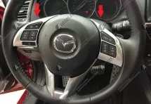 Декоративные накладки на рулевое колесо Mazda 6 GJ 2012+