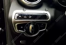 Декоративная накладка на левую консоль салона Mercedes-Benz GLC-Класс X205 2015+