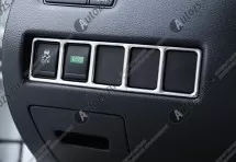 Декоративная накладка на левую консоль салона Nissan Murano Z52 2016+