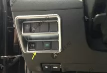 Декоративная накладка на левую консоль салона Nissan Qashqai J11 2013-2016 A
