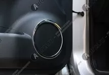 Декоративные накладки на дверные динамики Nissan X-Trail T32 2015+