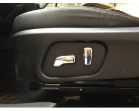 Декоративные накладки на ручки регулировки сидений Subaru Forester SJ 2013+