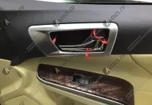 Декоративные накладки для ручек салона Toyota Camry XV50 2011+